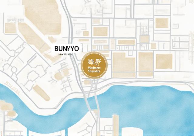 Map to Shogun Calm in Bunkyo Tokyo